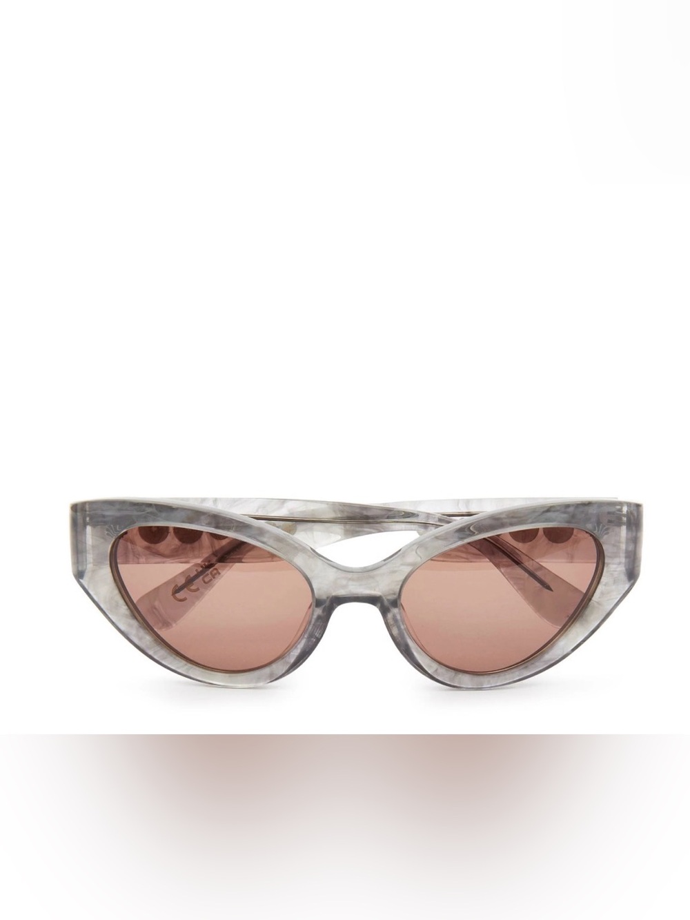 🩶LELE SADOUGHI CHARCOAL NOLITA CAT-EYE SUNGLASSES - NWT🩶